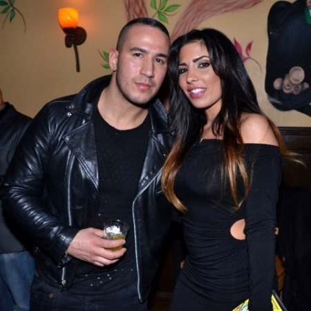 Natalie Guercio with her long-time boyfriend London Rene.